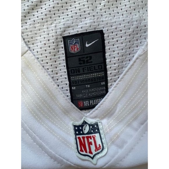 Anquan Boldin #81 White Football NFL On Field Nike Jersey Size 52 (XXL) San Fran - Picture 2 of 4
